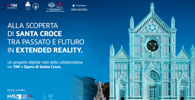 Realtà immersiva e aumentata in 5G per i visitatori di Santa Croce a Firenze